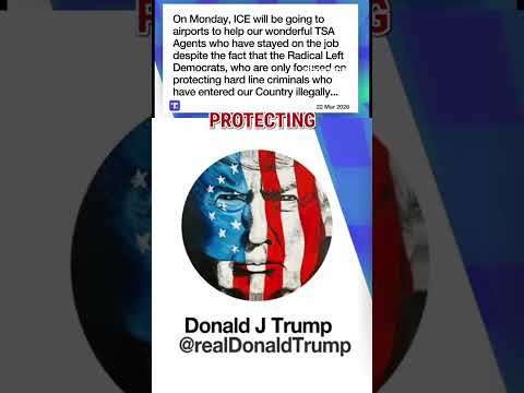 Read more about the article BREAKING: Trump says ICE will be at US airports next week #shorts #ICE #DHS #news #foxnews #usnews