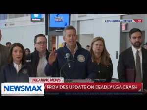 Read more about the article Duffy, Hochul, Mamdani provide update on deadly LaGuardia Airport plane crash