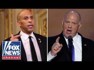 Read more about the article Tom Homan CHALLENGES ‘lying’ Cory Booker…