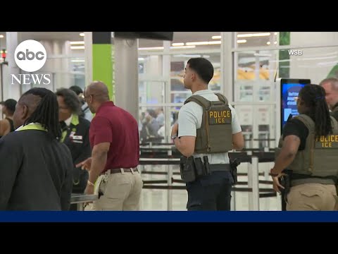 You are currently viewing ICE at airports amid mounting TSA chaos and long lines