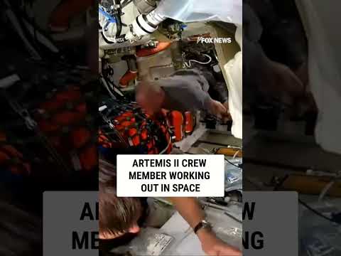 Read more about the article Artemis II crew member WORKING OUT IN SPACE #foxnews #news #us #fox
