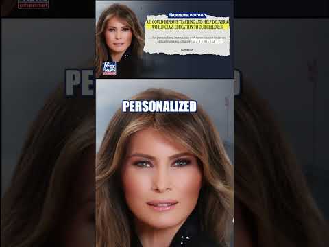 You are currently viewing DETAILS: Melania Trump pushes for AI in schools #foxnews #news #shorts #school #technology