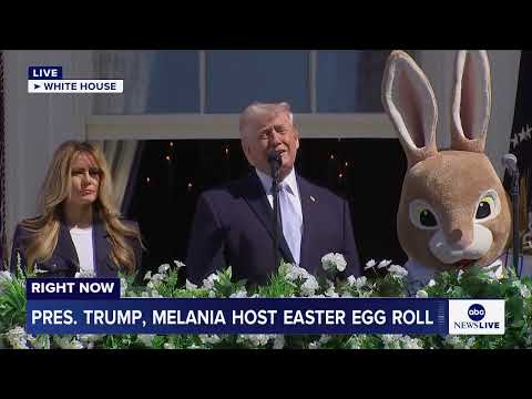 Read more about the article President Trump delivers remarks at White House Easter Egg Roll