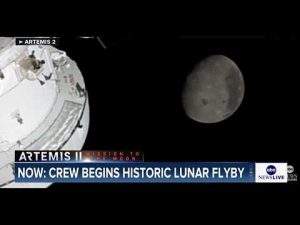 Read more about the article Artemis II crew begins historic lunar flyby: LIVE