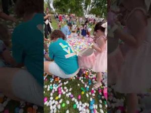 Read more about the article Woman rescues toddler moments before hundreds of Easter eggs drop