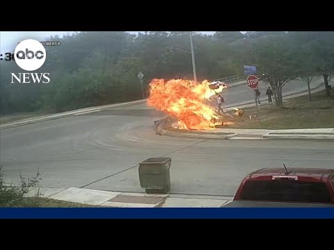 You are currently viewing Motorcycle crash narrowly misses children