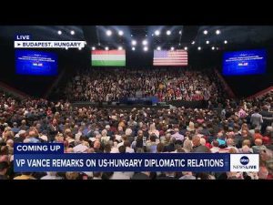 Read more about the article COMING UP: Vice President JD Vance delivers remarks in Budapest, Hungary