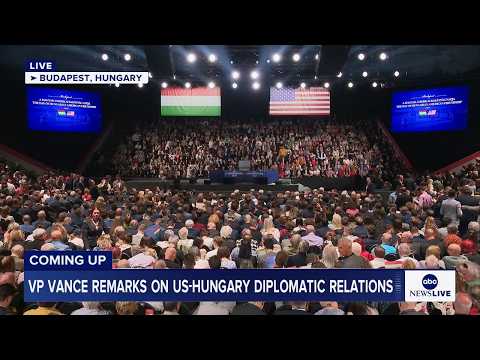 You are currently viewing COMING UP: Vice President JD Vance delivers remarks in Budapest, Hungary