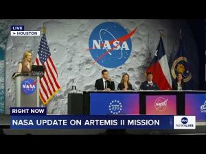 Read more about the article LIVE: NASA officials hold news conference on the Artemis II mission