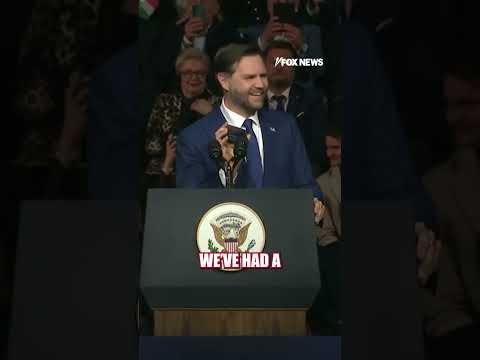You are currently viewing WATCH: Vance puts Trump on speaker before ROARING Hungarian crowd #foxnews #news #shorts #trump