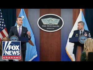 Read more about the article Hegseth, Gen Caine brief after ceasefire reached with Iran
