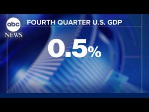 Read more about the article US economy grew .5% in 4th quarter