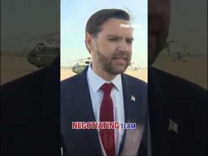 Read more about the article Vance says Trump has given ‘clear guidelines’ in Iran talks #shorts #us #news #jdvance #iran