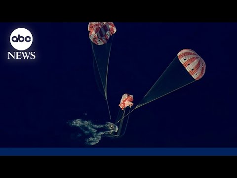 Read more about the article Artemis II crew splashes down in Pacific Ocean after historic mission