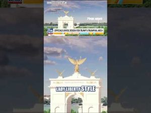 Read more about the article SEE IT: Trump’s ‘triumphal arch’ design revealed #foxnews #news #shorts #trump #architecture