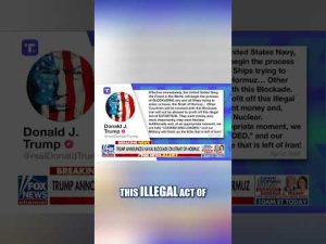 Read more about the article BREAKING: Trump announces MAJOR ACTION in the Strait of Hormuz #foxnews #news #us #fox