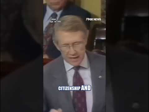 You are currently viewing Internet ERUPTS over old clip showing Dem echoing Trump on birthright citizenship #foxnews #news