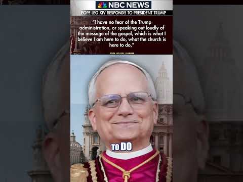 Read more about the article Pope Leo XIV issues DEFIANT response to Trump criticism #shorts #us #news #foxnews #popeleoxiv