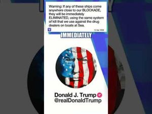 Read more about the article BREAKING: Trump WARNS Iran ‘FAST ATTACK SHIPS’ #shorts #breakingnews #foxnews #iran #trump