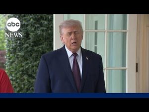 Read more about the article President Trump addresses the media