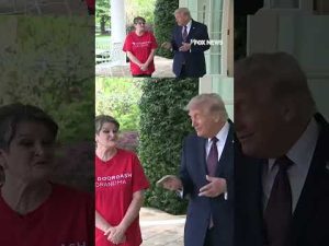 Read more about the article WATCH: Trump shares a sweet moment with ‘DoorDash Grandma’ #shorts #foxnews