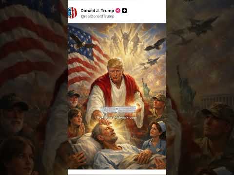 Read more about the article Trump Reveals Who He Posted The Image Portraying Himself as Jesus