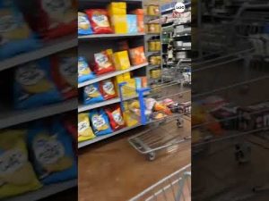 Read more about the article Footage shows aftermath of Nevada earthquake on a Walmart