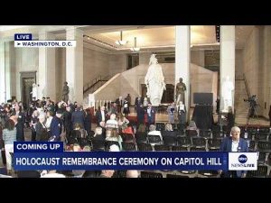 Read more about the article COMING UP: Congressional leaders hold Holocaust remembrance ceremony on Capitol Hill