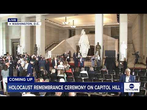 Read more about the article COMING UP: Congressional leaders hold Holocaust remembrance ceremony on Capitol Hill