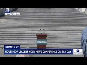 Read more about the article COMING UP: House GOP leaders hold news conference on Tax Day