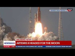 Read more about the article WATCH LIVE: NASA launches Artemis II mission to moon | NEWSMAX2