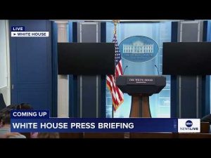 Read more about the article COMING UP: White House press briefing