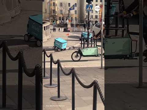 You are currently viewing Struggling delivery robots get a boost from helpful humans in Finland