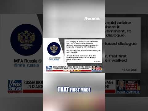 Read more about the article Russia MOCKED for ‘ironic’ advice to the US #foxnews #news #us #fox