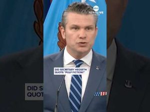 Read more about the article Did Pete Hegseth quote “Pulp Fiction?”