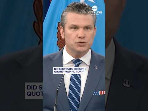 You are currently viewing Did Pete Hegseth quote “Pulp Fiction?”