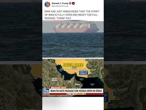 You are currently viewing Trump Wins, The Strait of Iran Opens