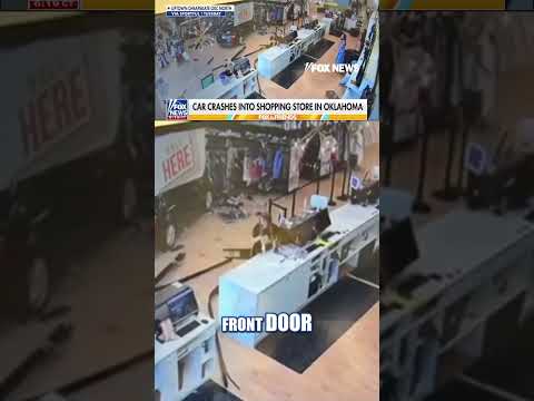 Read more about the article Shoppers run as car CRASHES through thrift store #shorts