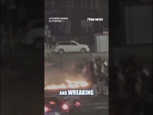 Read more about the article Mob flies Palestinian flag during FIERY drag race #shorts #us #news #foxnews #mob