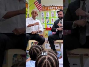 Read more about the article WATCH: Obama, Mamdani sing ‘Wheels on the Bus’ at childcare center #foxnews #news #shorts #obama