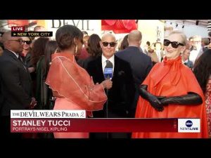 Read more about the article Meryl Streep and Stanley Tucci at the “Devil Wears Prada 2” red carpet premiere