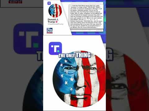 You are currently viewing Trump SHUTS DOWN reports on pressure to make Iran deal