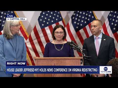 You are currently viewing COMING UP: House Democratic Leader Jeffries holds news conference on Virginia redistricting
