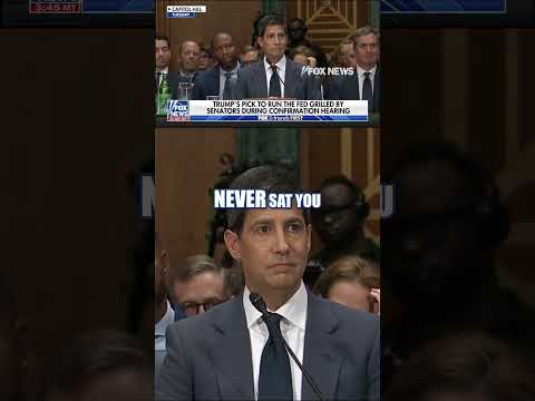 Read more about the article WATCH: Trump Fed pick says he’s no ‘sock puppet’ #foxnews #news #shorts #federalreserve #congress