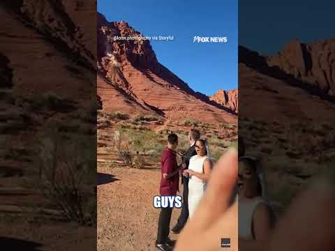 Read more about the article Wedding INTERRUPTED by dramatic rockslide #foxnews #news #us #fox