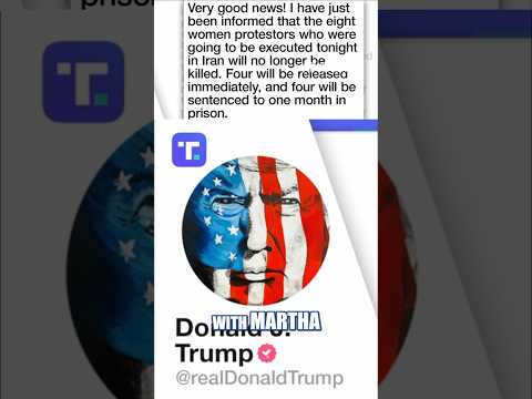 Read more about the article Trump announces Iran WILL NOT execute female protestors #shorts #us #Iran #WhiteHouse #Trump