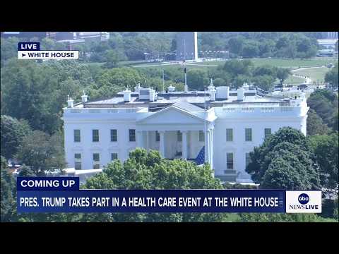 Read more about the article COMING UP: President Trump takes part in a health care event at the White House