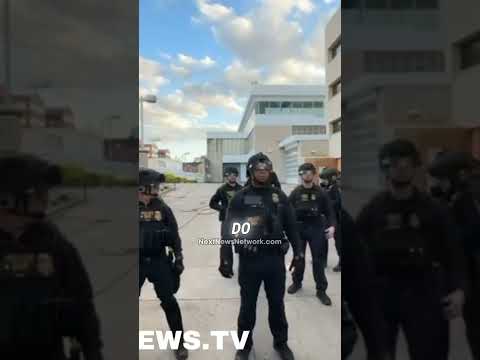 Read more about the article Democrat Rioters Are Trying To Attack Trump’s ICE Officers