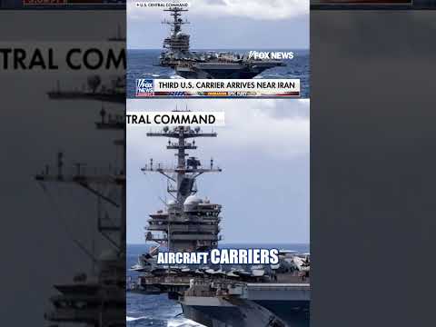 Read more about the article DEVELOPING: Third US aircraft carrier arrives in Middle East #shorts