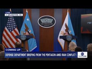 Read more about the article Pentagon holds news conference on Iran war